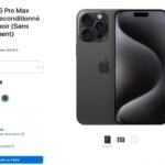 苹果官网上架iPhone15Pro Max官翻版:售价近万元