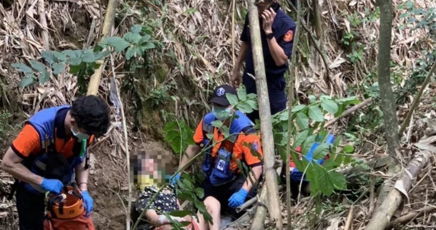 8旬婦人「騎」幻旅程失蹤4天　新化山區深50米山谷尋獲
