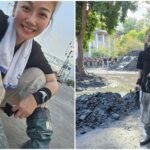 邵庭衝花蓮光復鄉當鏟子超人 曝災區還需要3樣實用工具